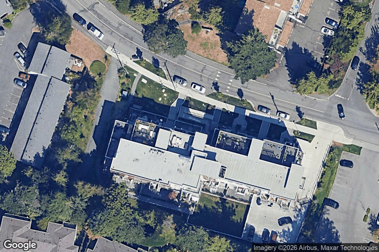 Aerial view of 205 – 1450 Glentana Rd, View Royal
