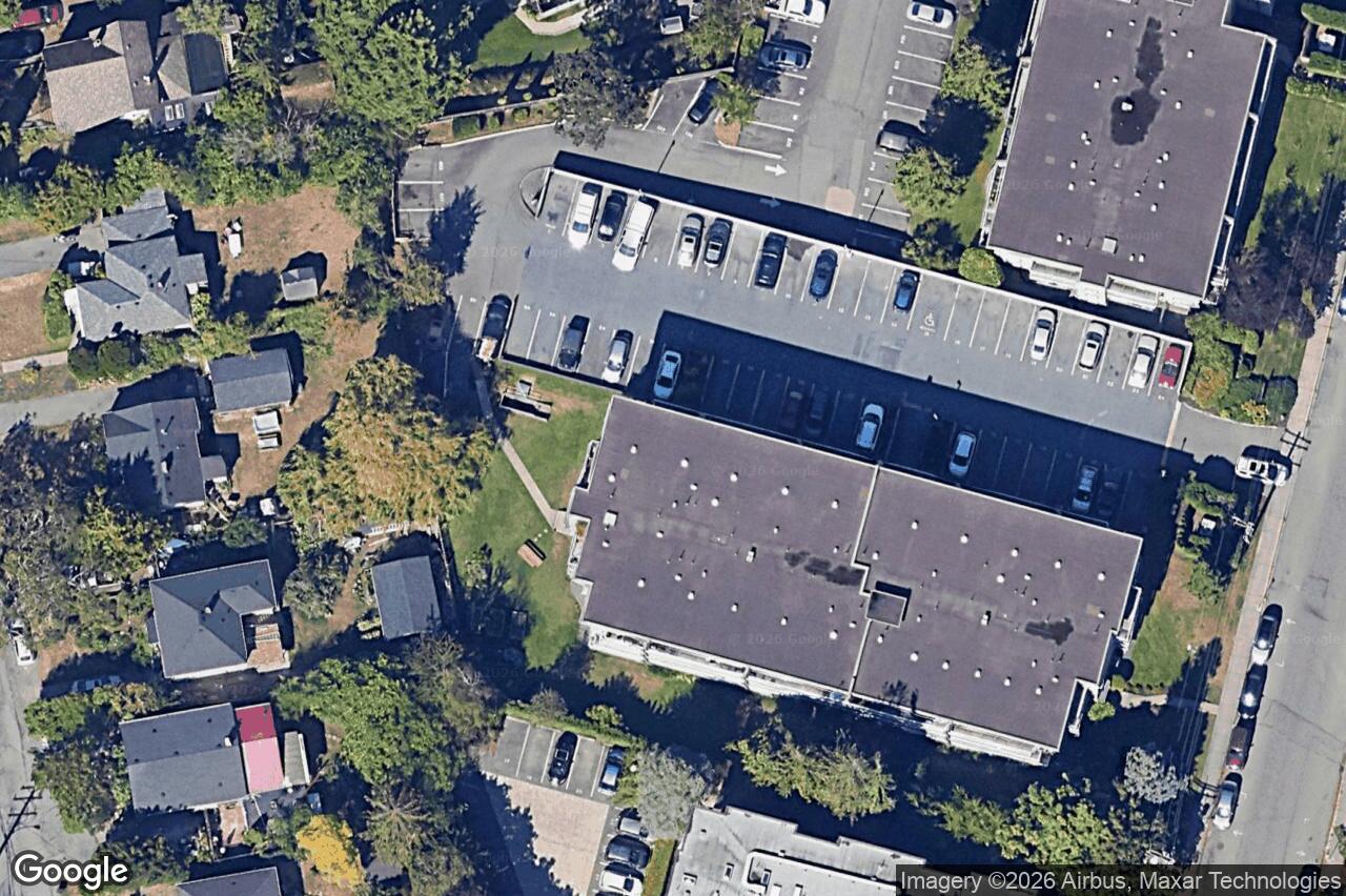 Aerial view of 203 – 3240 Glasgow Ave, Saanich