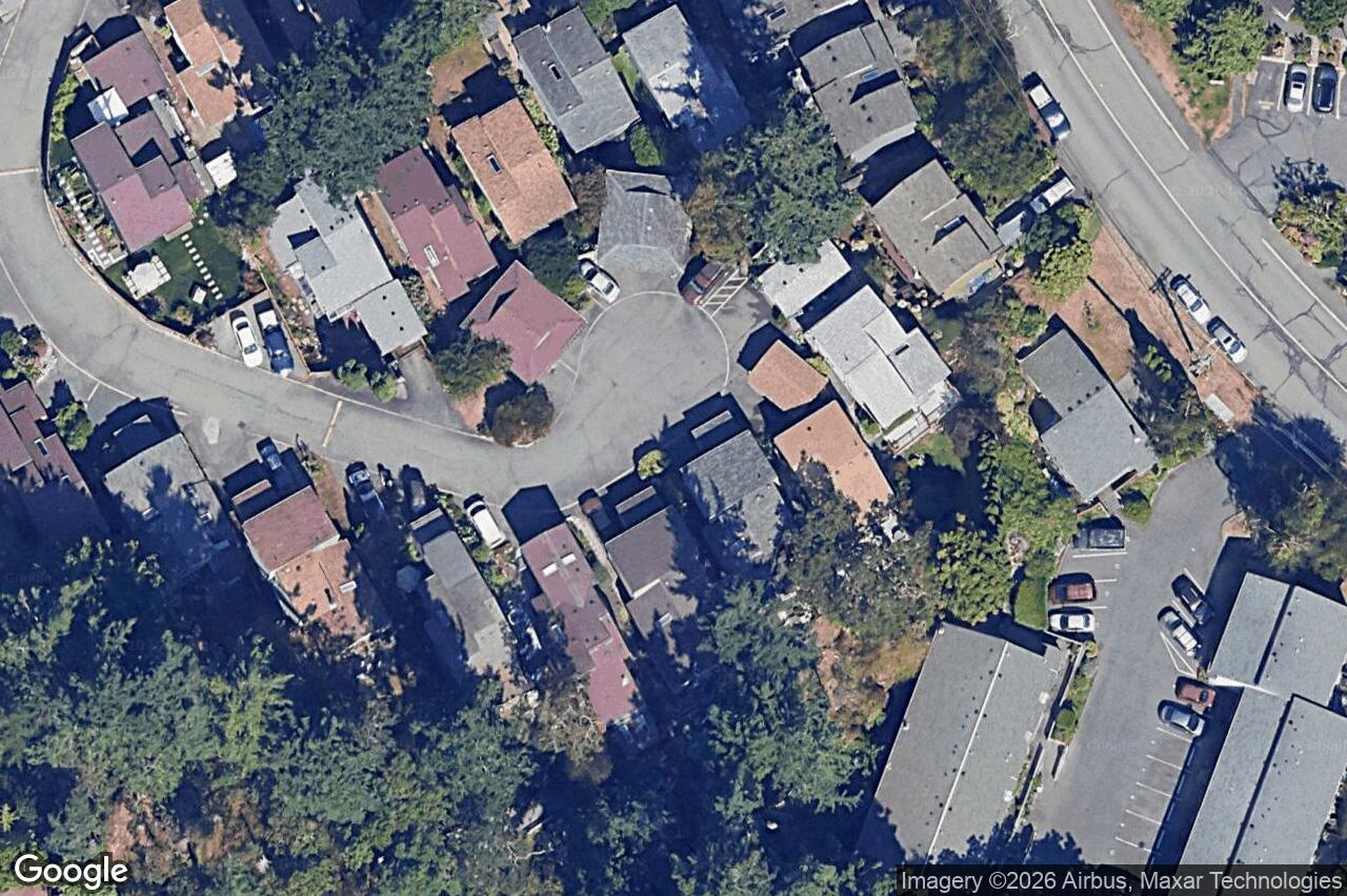 Aerial view of 46 Falstaff Pl, View Royal