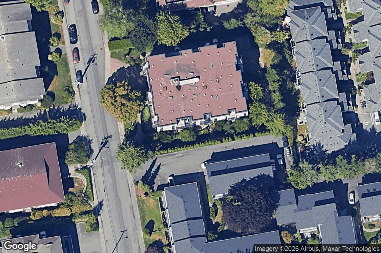 Aerial view of 111 – 3215 Alder St, Saanich