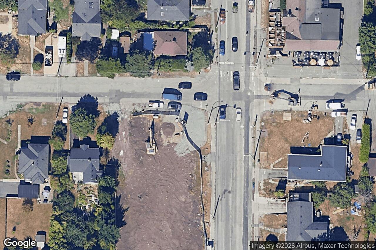 Aerial view of CRU – 3226 Shelbourne St, Saanich