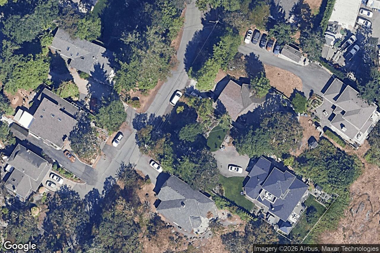 Aerial view of 77 View Royal Ave, View Royal