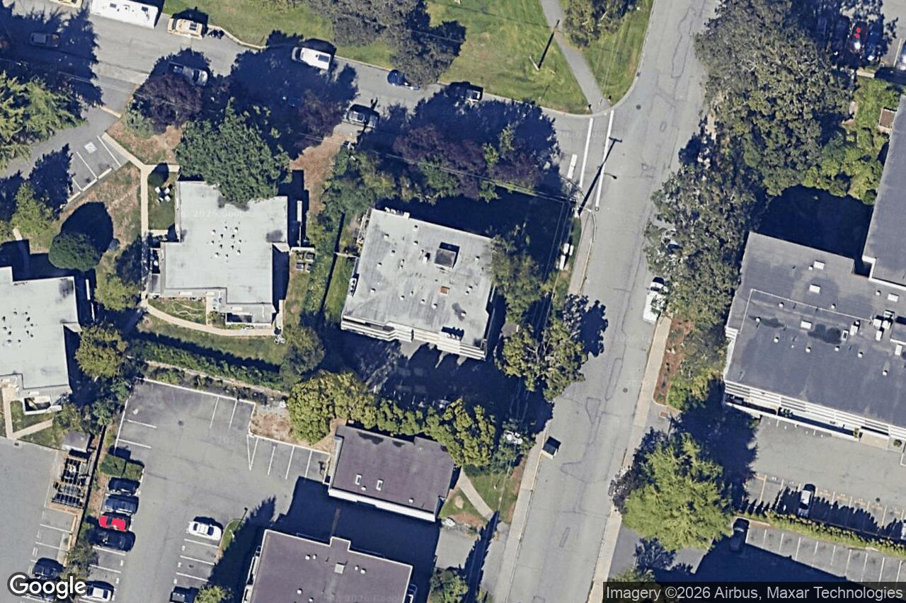 Aerial view of 402 – 3274 Glasgow Ave, Saanich