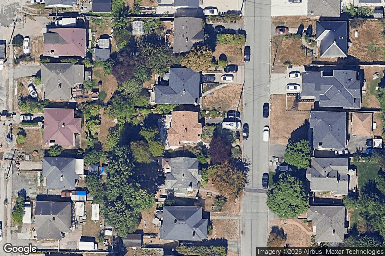 Aerial view of 3312 Kingsley St, Saanich