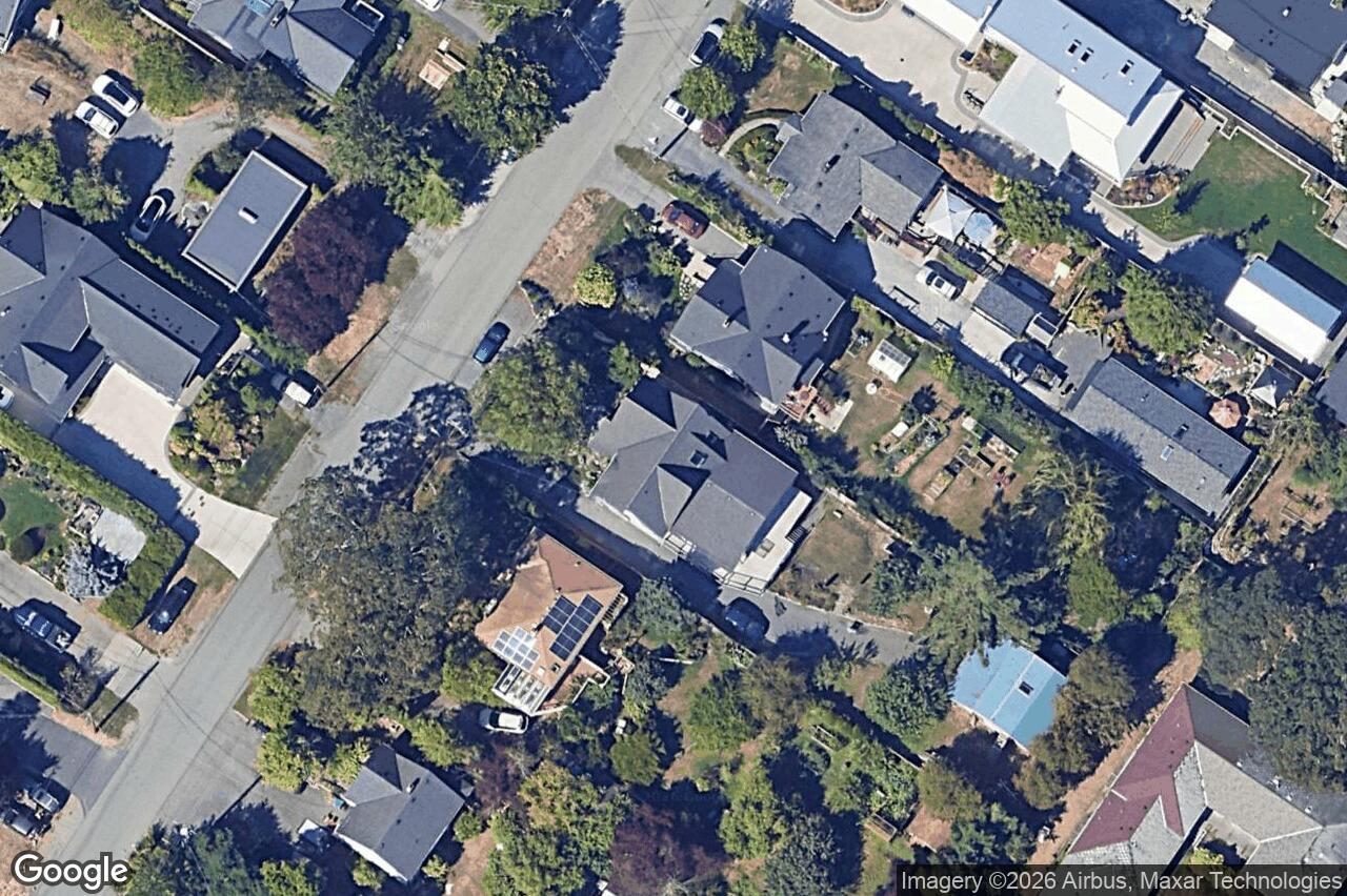 Aerial view of 2825 Austin Ave, Saanich