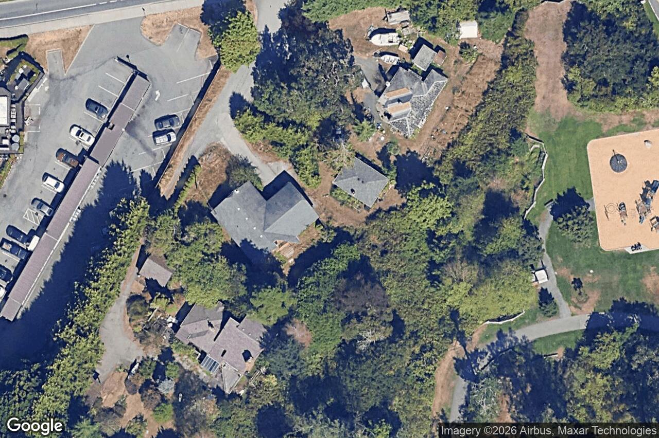 Aerial view of 210 – 167 Island Hwy, View Royal