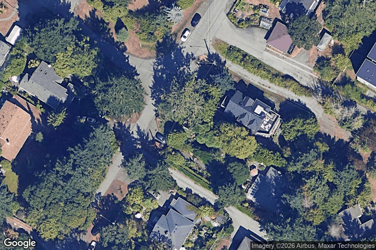 Aerial view of 260 Plowright Rd, View Royal
