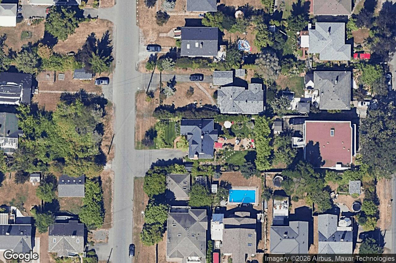 Aerial view of 3307 Doncaster Rd, Saanich