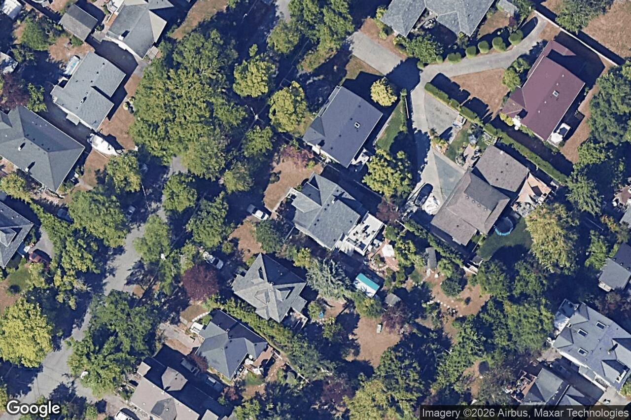 Aerial view of 2833 Colquitz Ave, Saanich