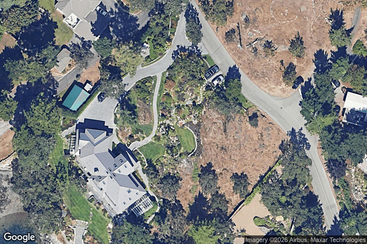 Aerial view of 2861 Sea View Rd, Saanich