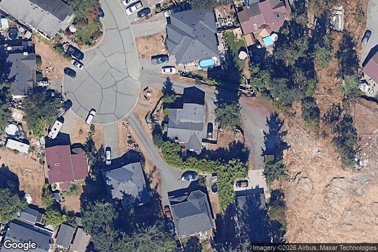Aerial view of 668 Charmar Cres, Langford