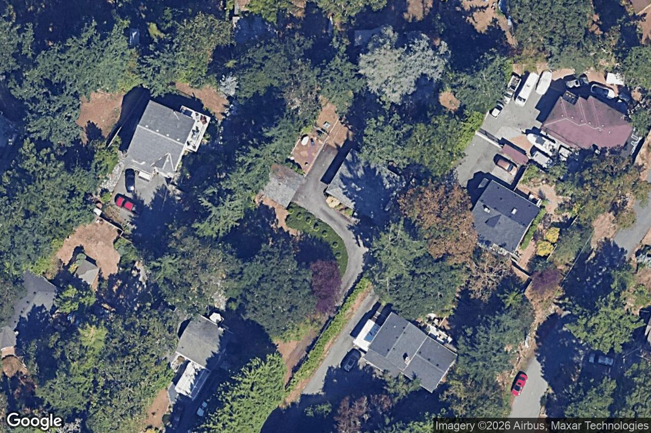Aerial view of 164 Island Hwy, View Royal