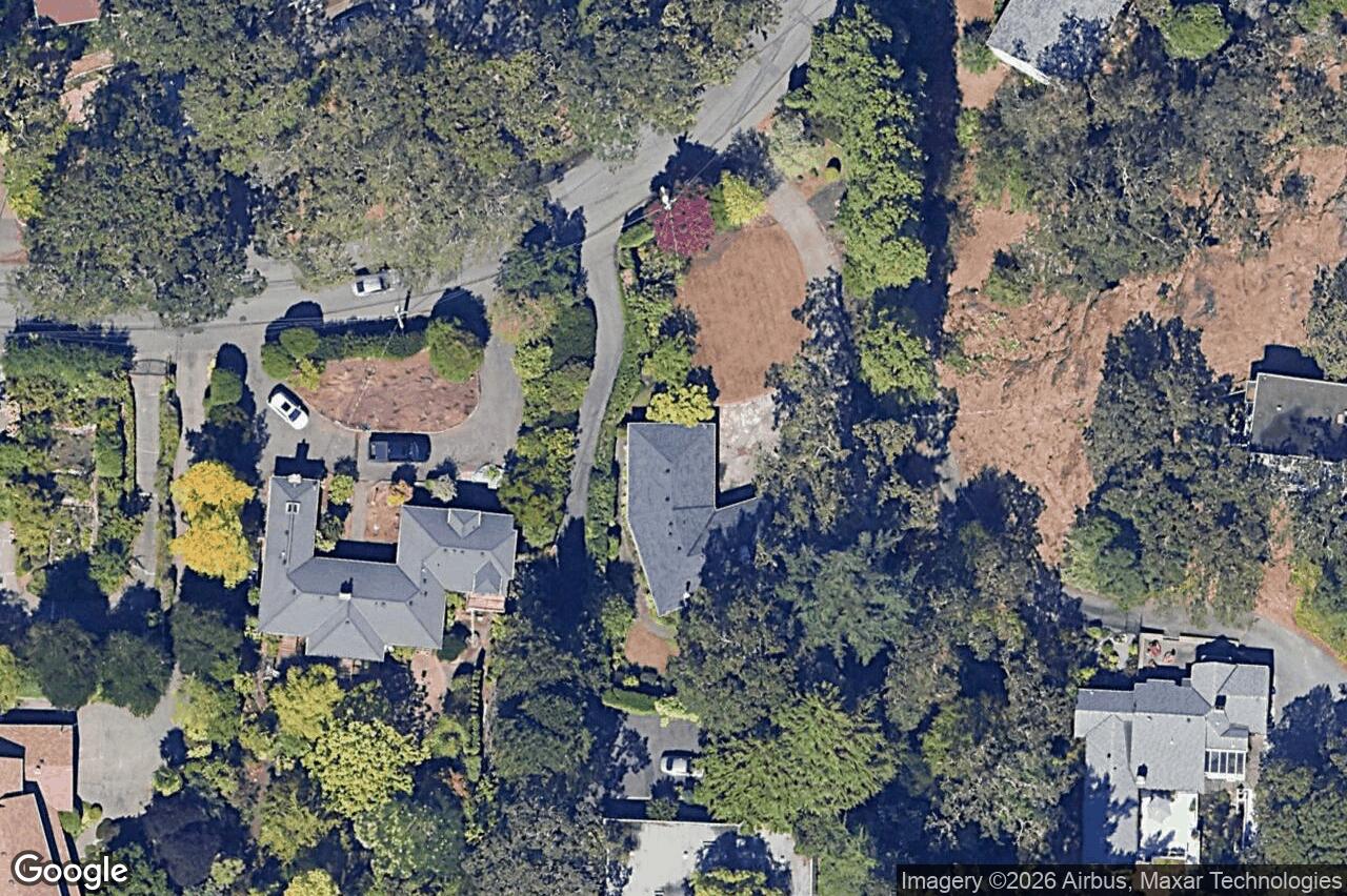 Aerial view of 1941 Mayfair Dr, Saanich