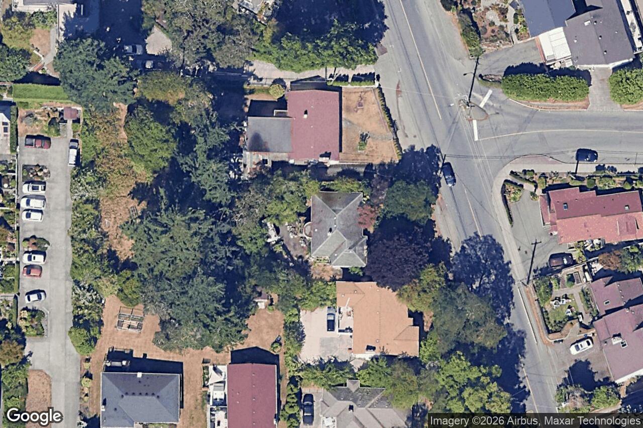 Aerial view of 3510 Richmond Rd, Saanich