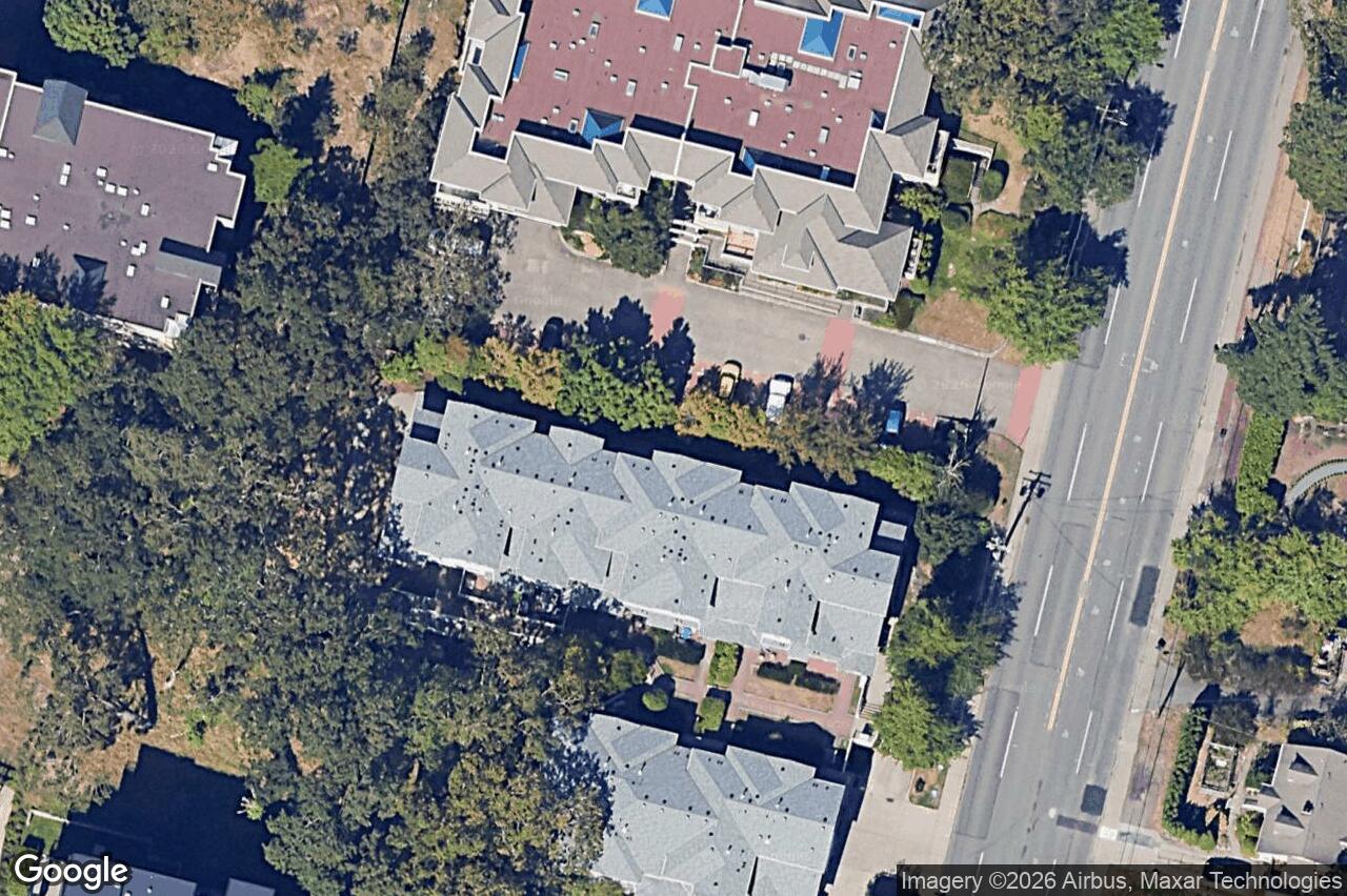 Aerial view of 306 – 3400 Quadra St, Saanich