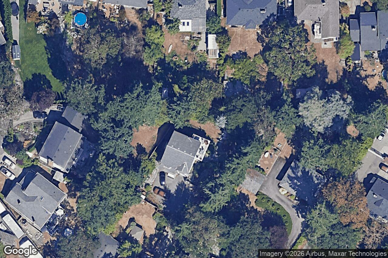 Aerial view of 176 Island Hwy, View Royal