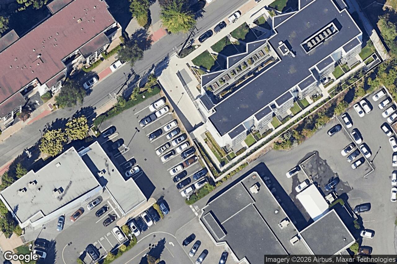 Aerial view of 306 – 881 Short St, Saanich
