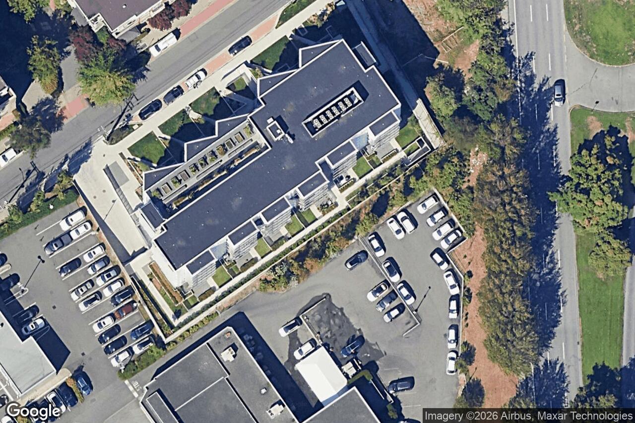 Aerial view of 210 – 881 Short St, Saanich
