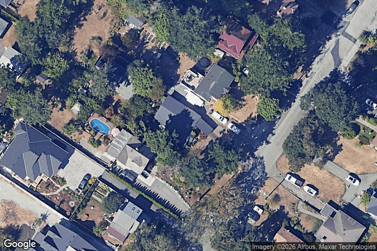 Aerial view of 2876 Austin Ave, Saanich