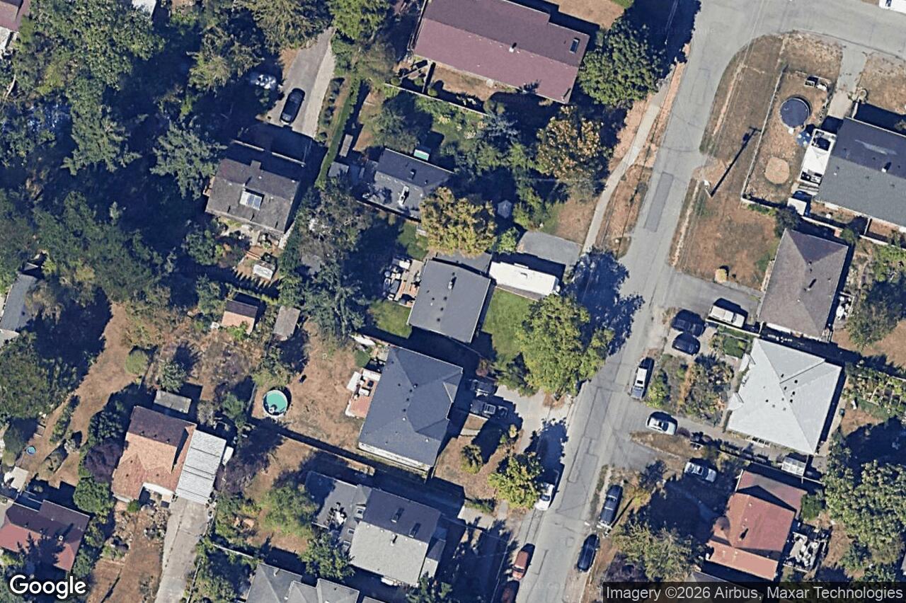 Aerial view of 3350 Wascana St, Saanich