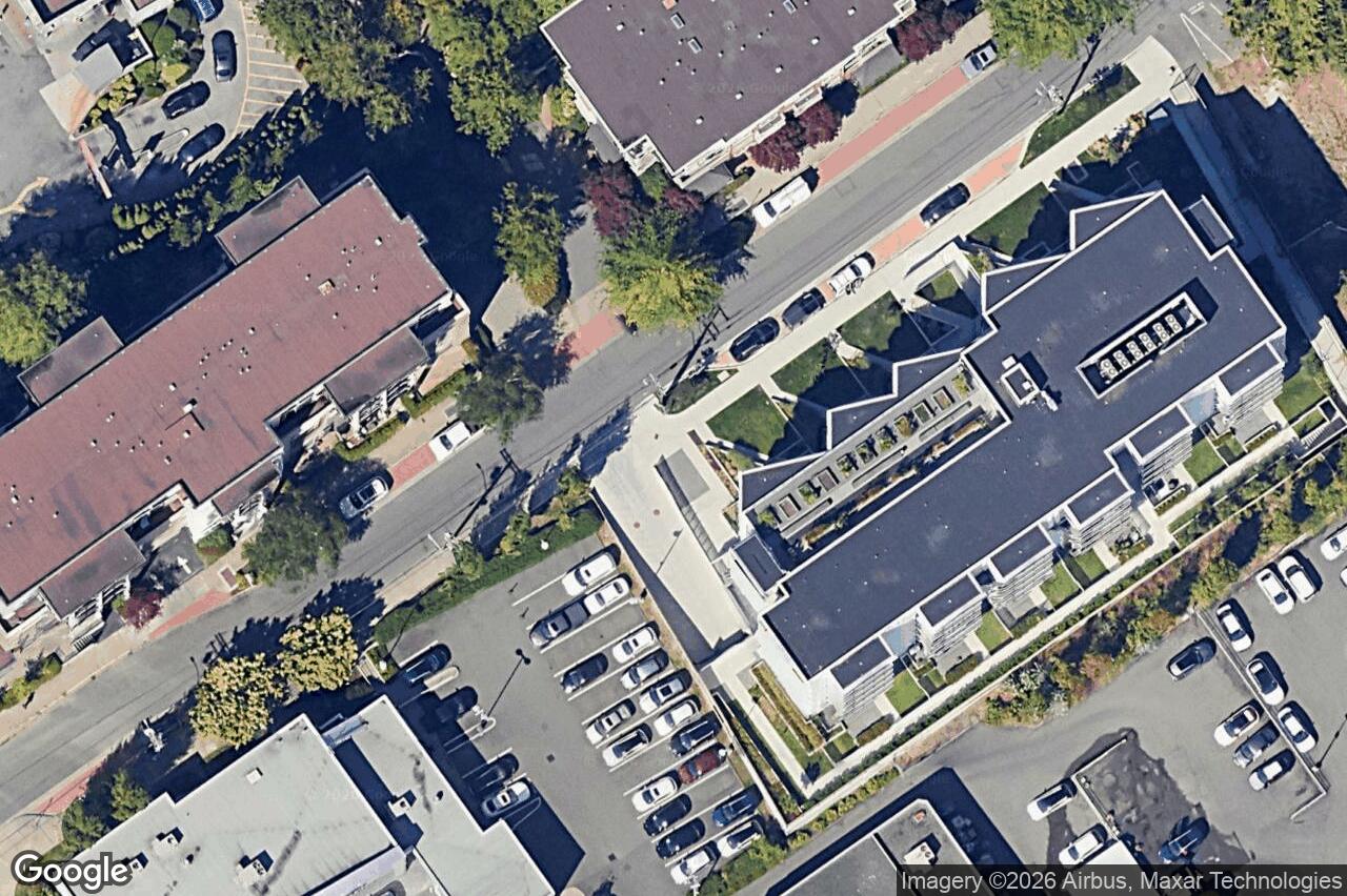 Aerial view of 210 – 881 Short St, Saanich