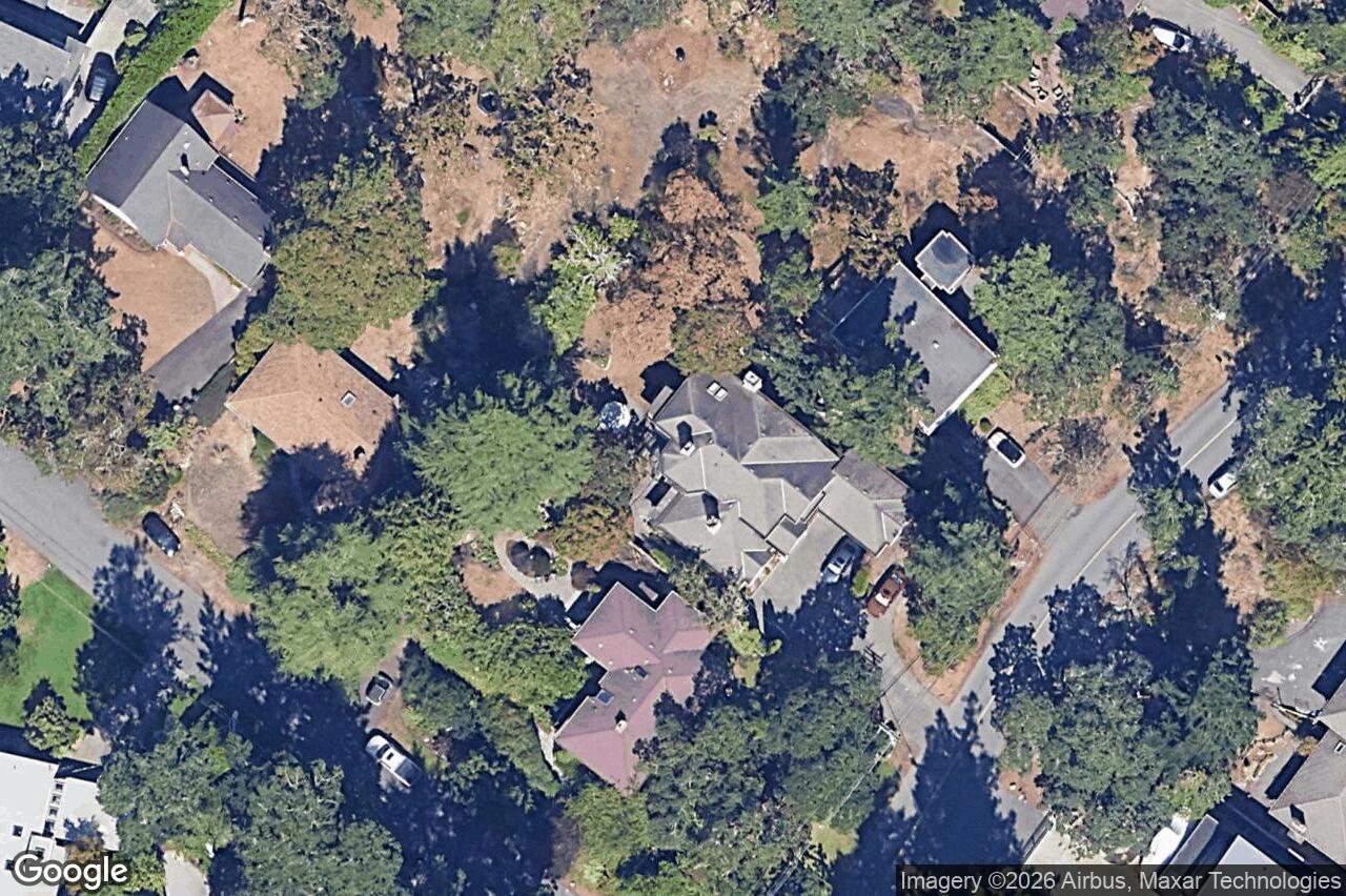 Aerial view of 3930 Tudor Ave, Saanich