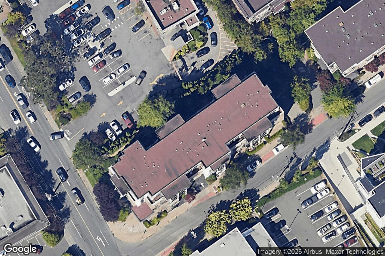 Aerial view of 106 – 820 Short St, Saanich