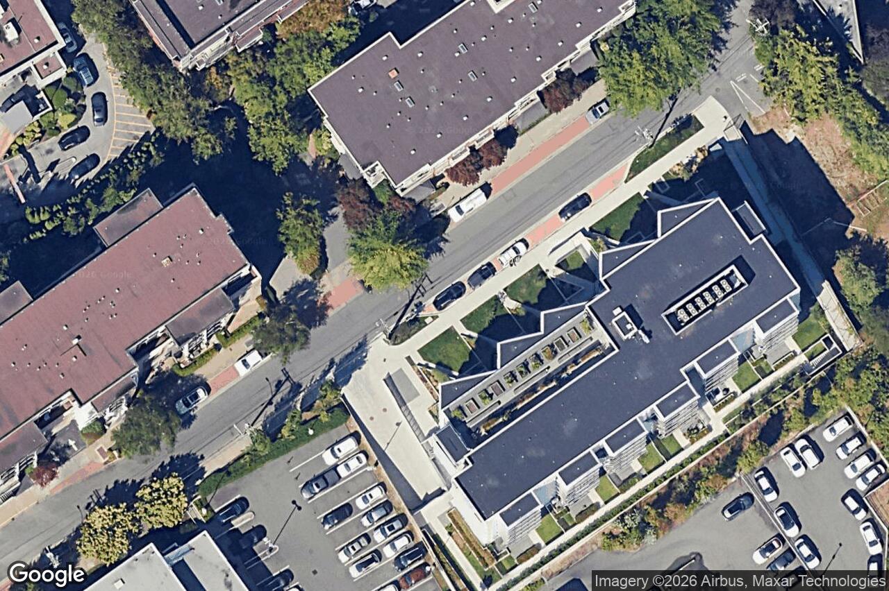 Aerial view of 209 – 881 Short St, Saanich