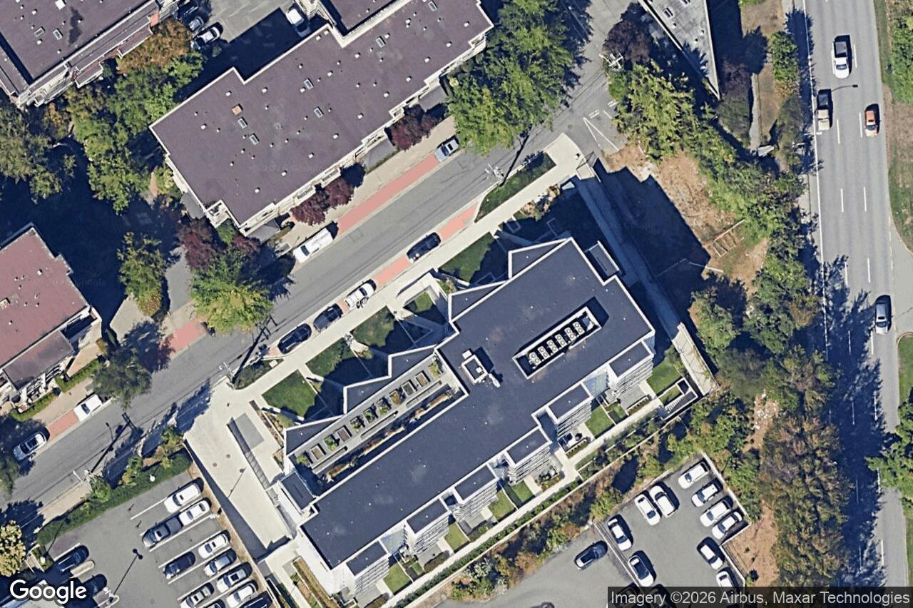 Aerial view of 408 – 881 Short St, Saanich