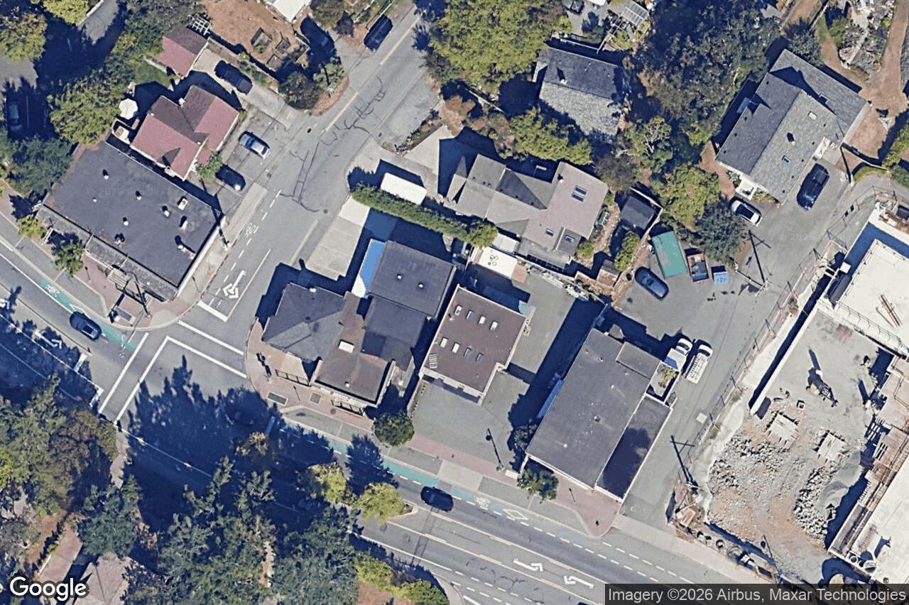 Aerial view of 254 Island Hwy, View Royal