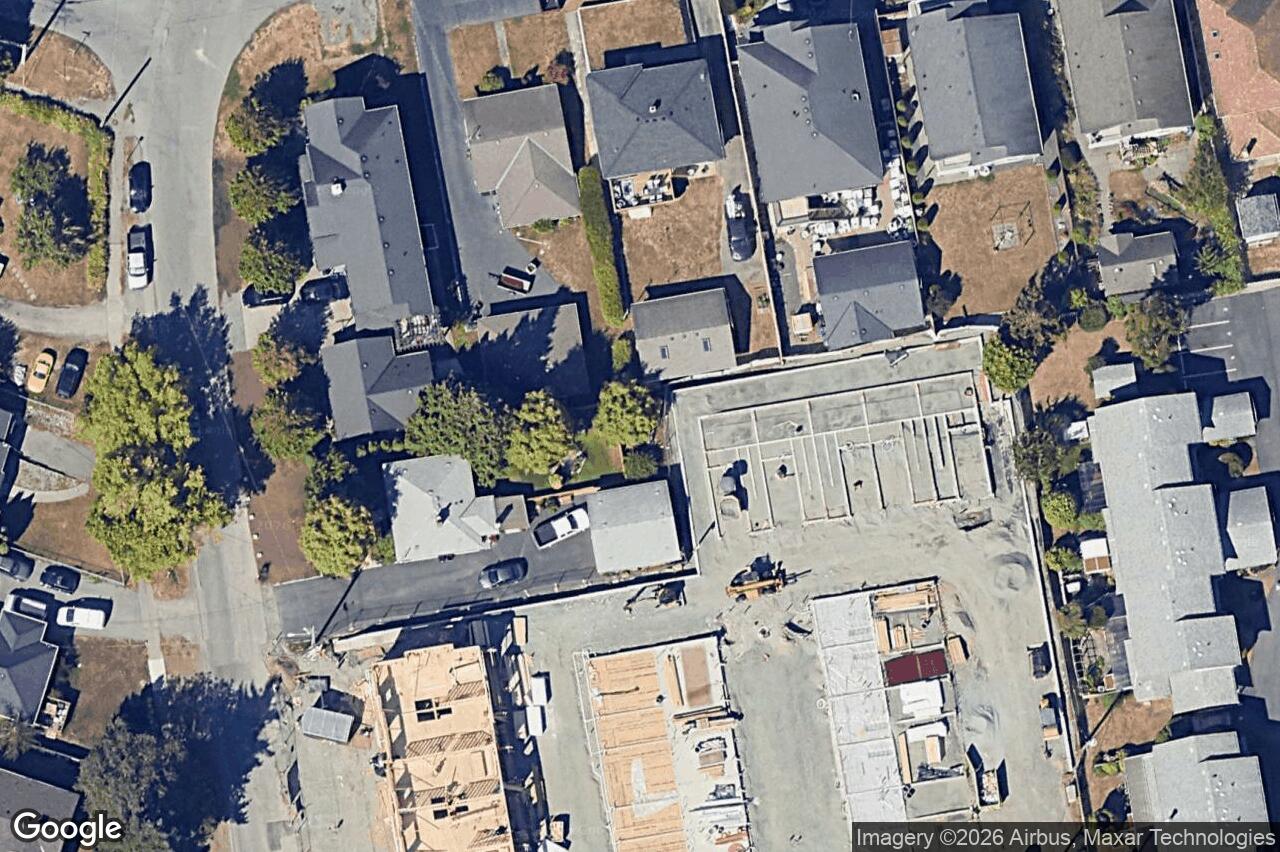 Aerial view of TH19 – 3450 Whittier Ave, Saanich