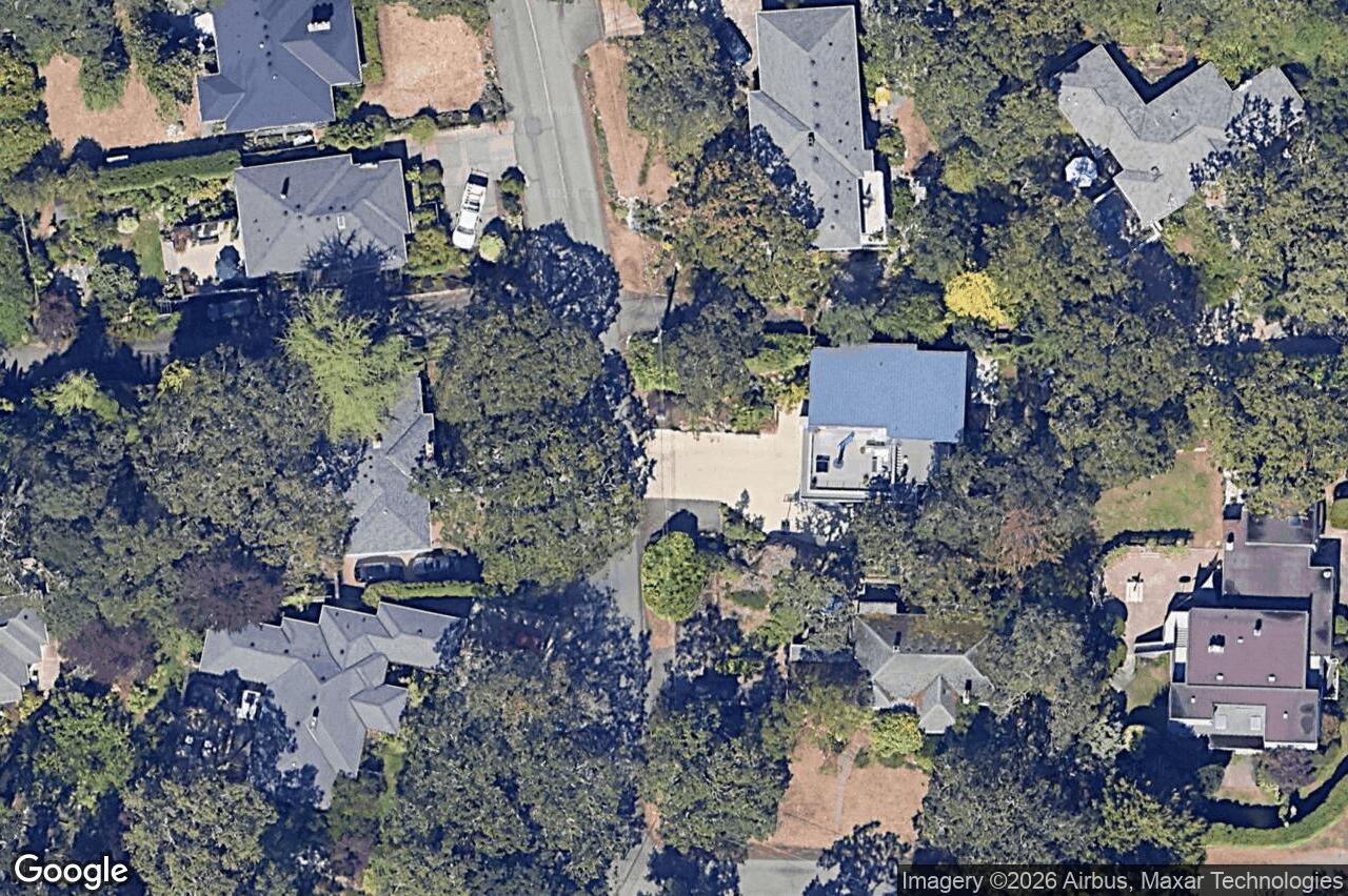 Aerial view of 3411 Mayfair Dr, Saanich