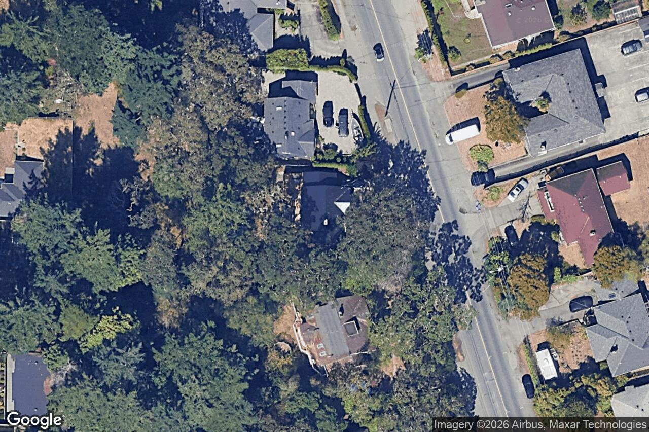 Aerial view of 3528 Richmond Rd, Saanich