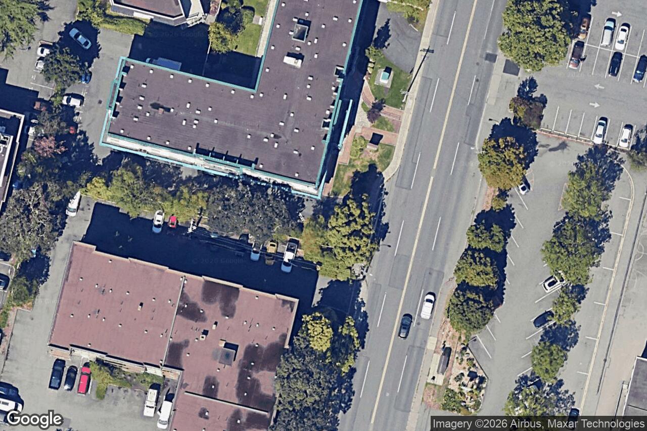Aerial view of 405 – 3460 Quadra St, Saanich
