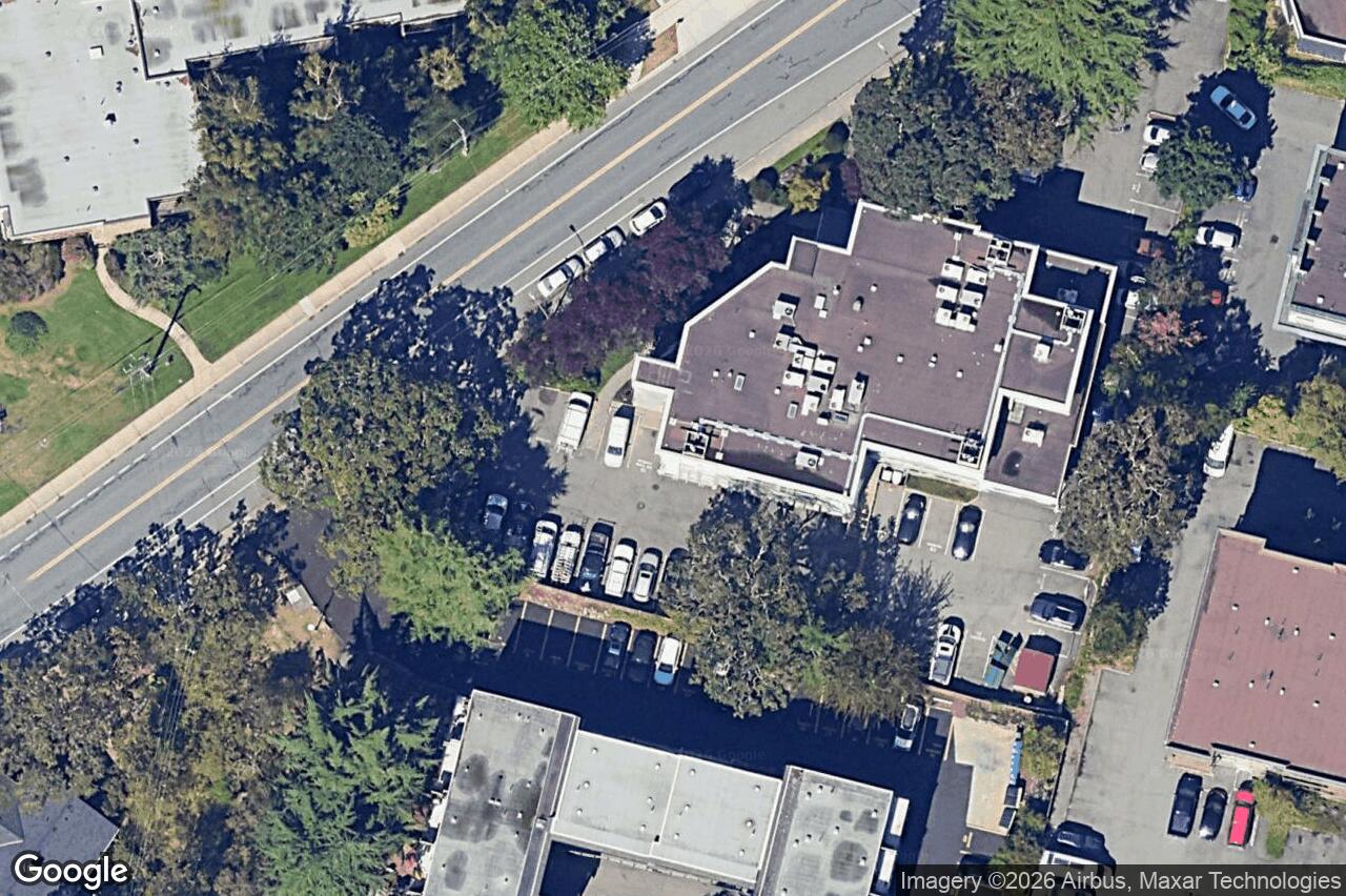 Aerial view of 985 Cloverdale St, Saanich