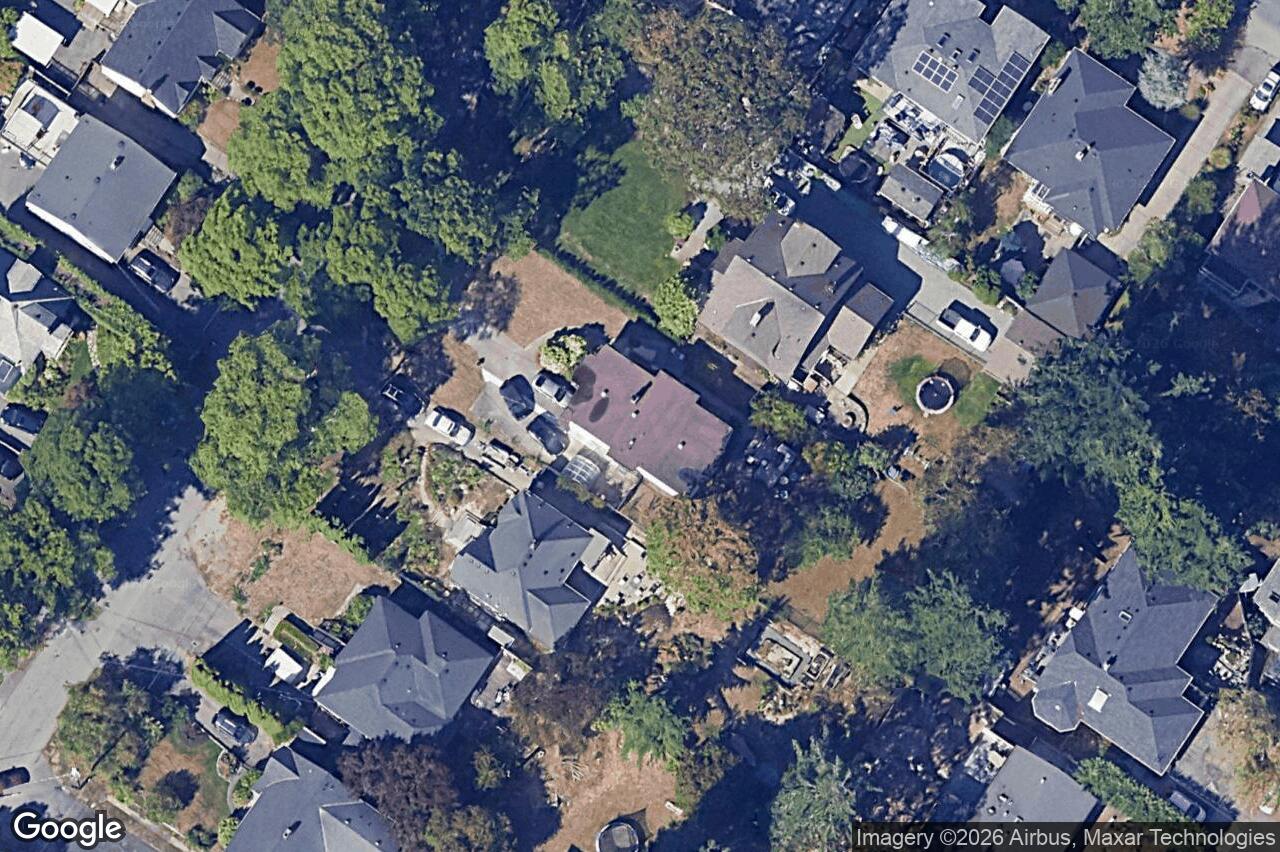 Aerial view of 2887 Colquitz Ave, Saanich