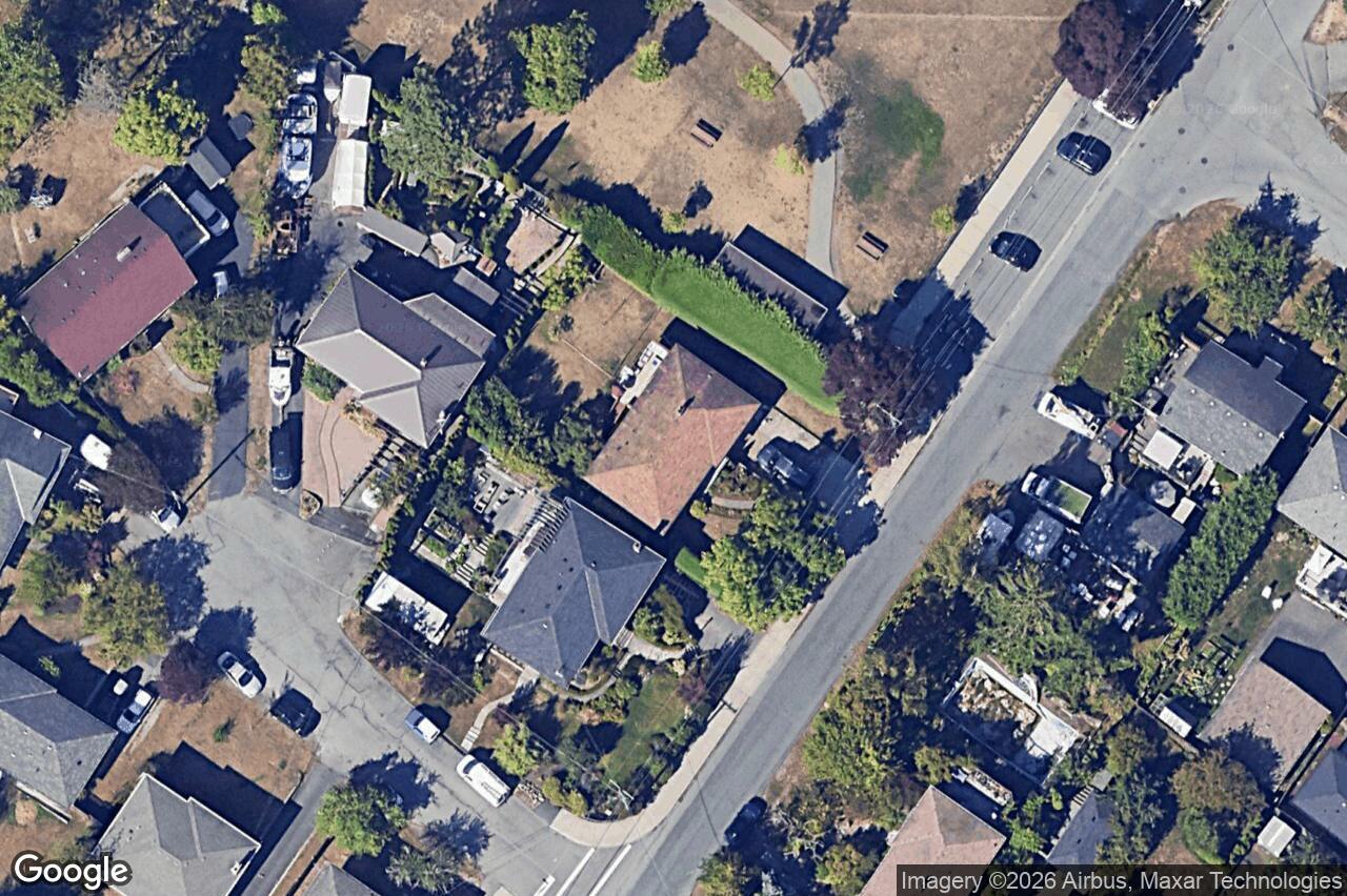 Aerial view of 3040 Dysart Rd, Saanich