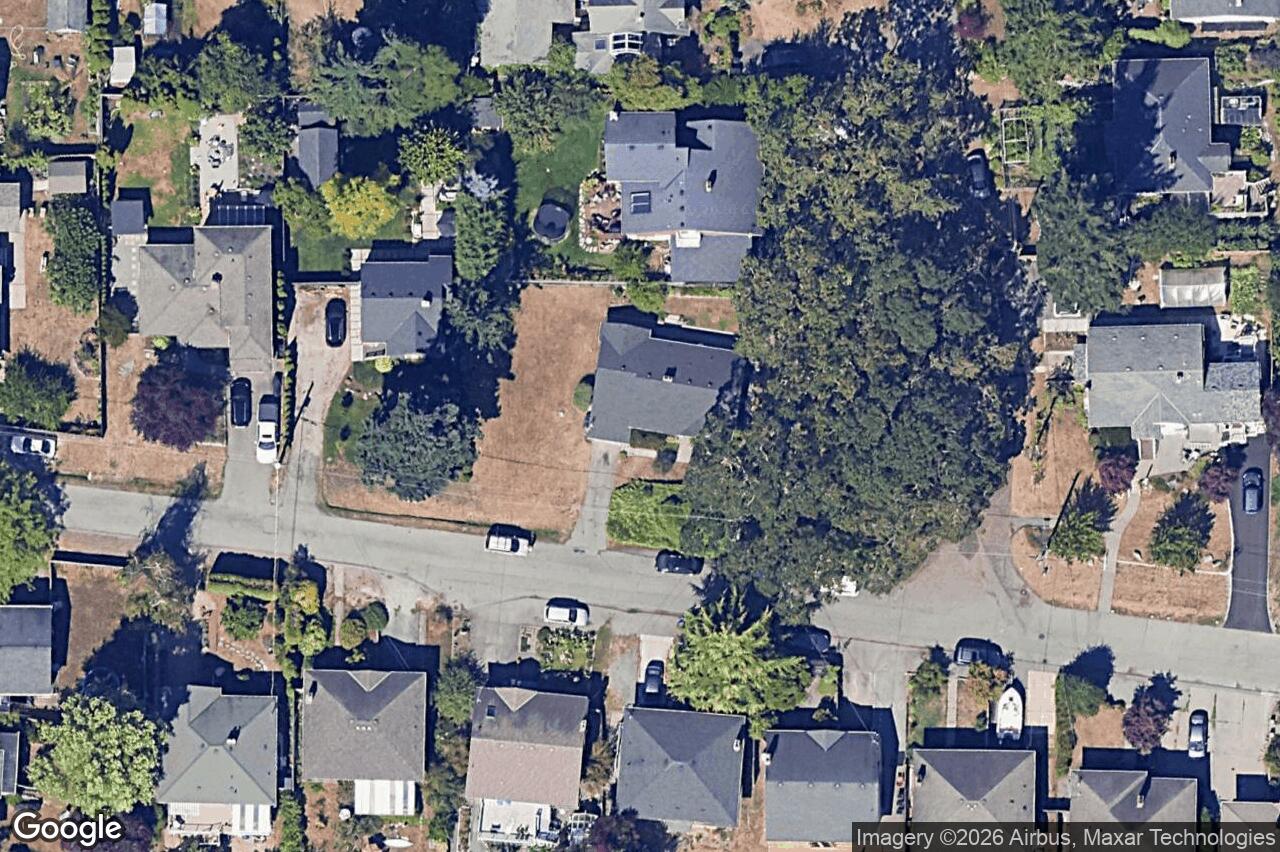 Aerial view of 1290 Derby Rd, Saanich