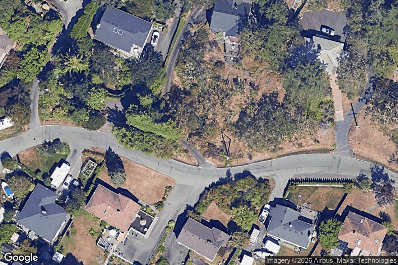 Aerial view of 540 View Royal Ave, View Royal