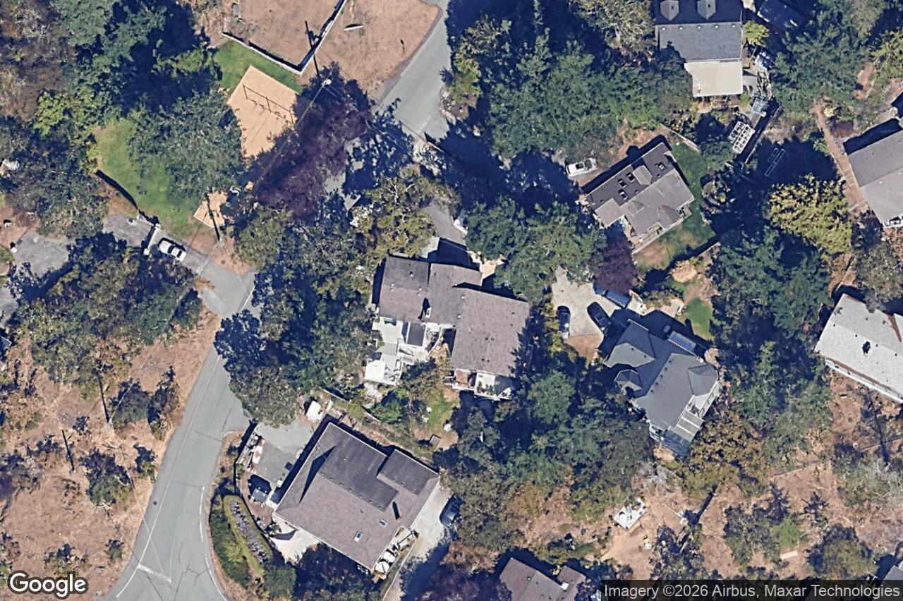 Aerial view of 253/255 Heddle Ave, View Royal
