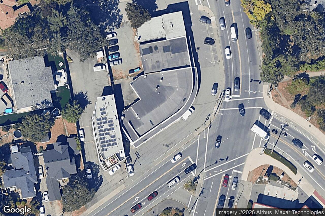Aerial view of 102 – 3500 Quadra St, Victoria