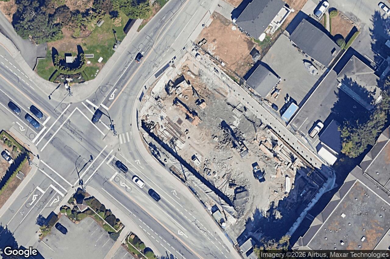 Aerial view of 212 – 258 Helmcken Rd, View Royal