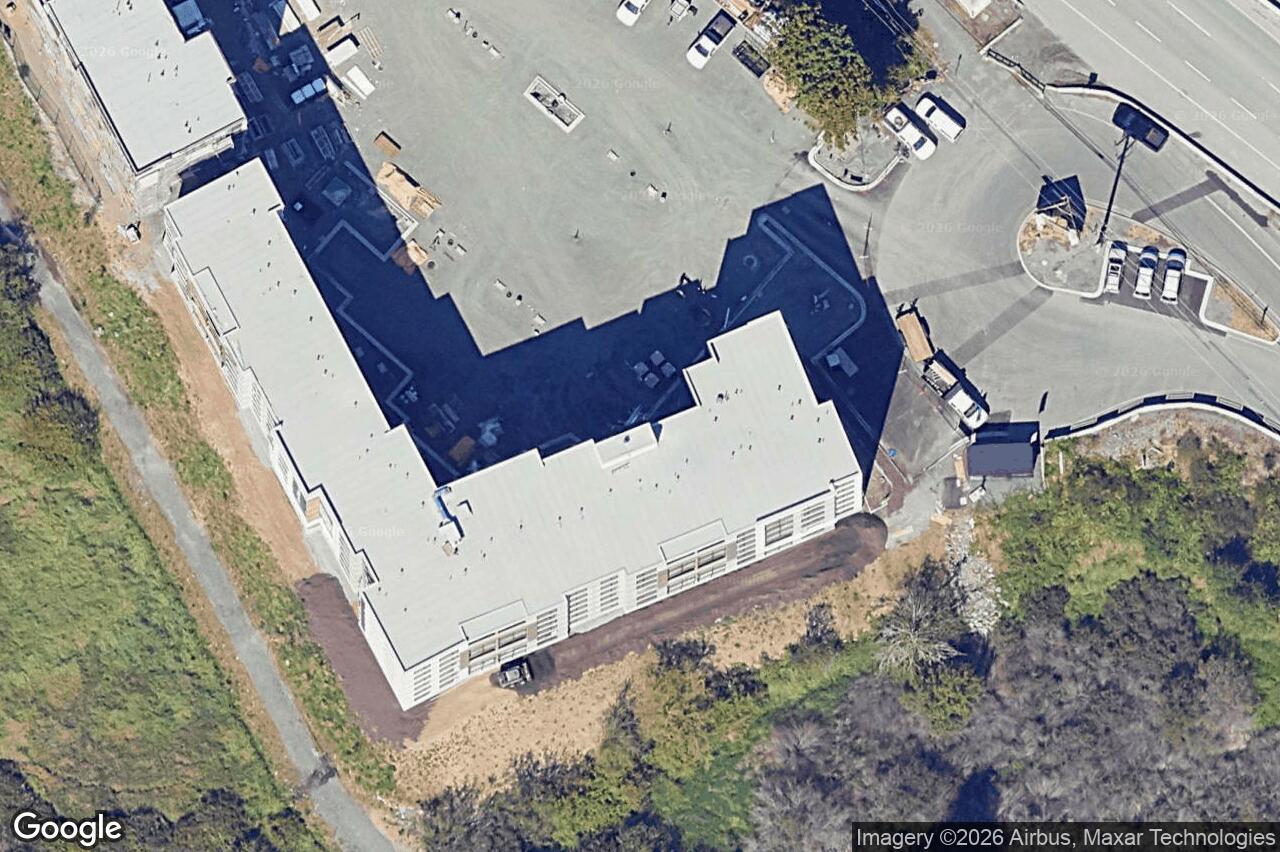 Aerial view of 403 – 1361 Goldstream Ave, Langford