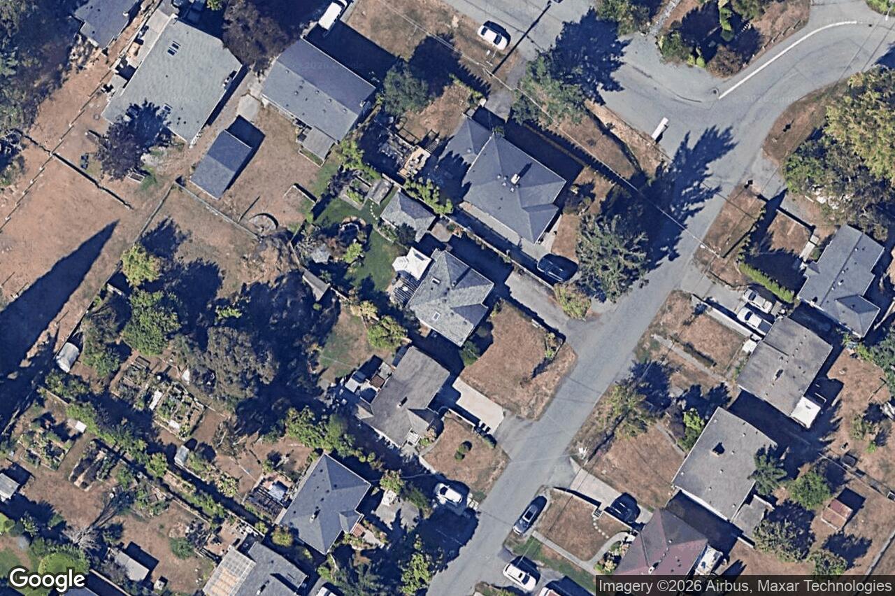 Aerial view of 3044 Austin Ave, Saanich