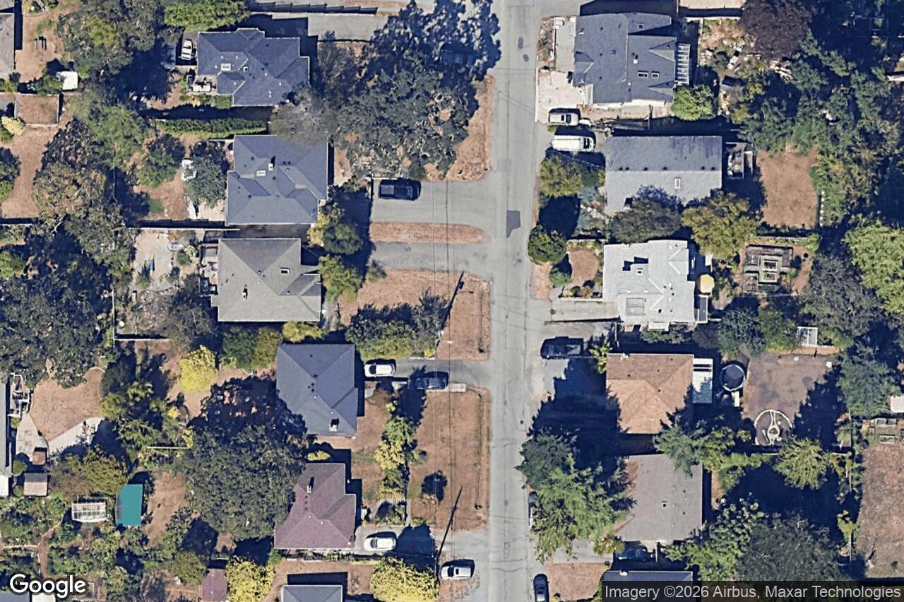 Aerial view of 3450 Doncaster Dr, Saanich