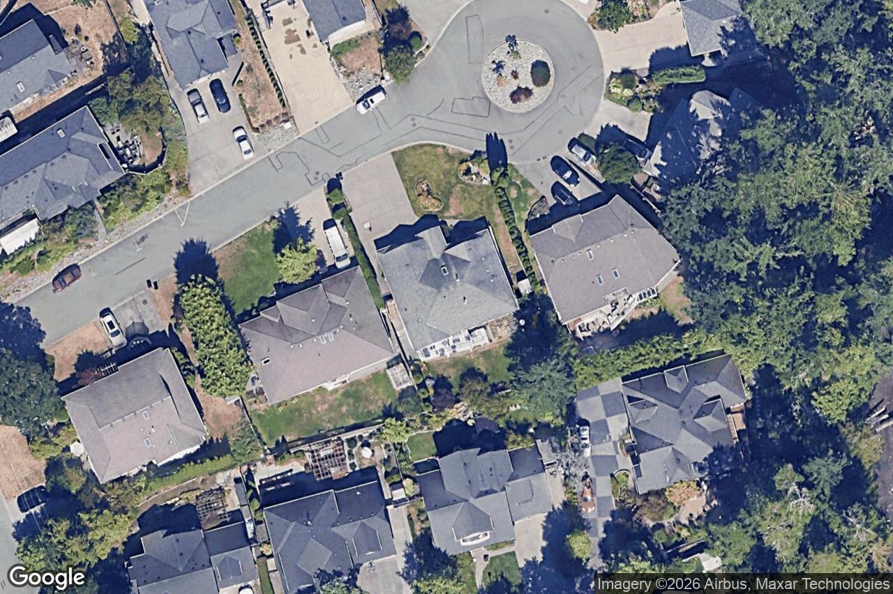 Aerial view of 81 Chilco Ridge Pl, View Royal