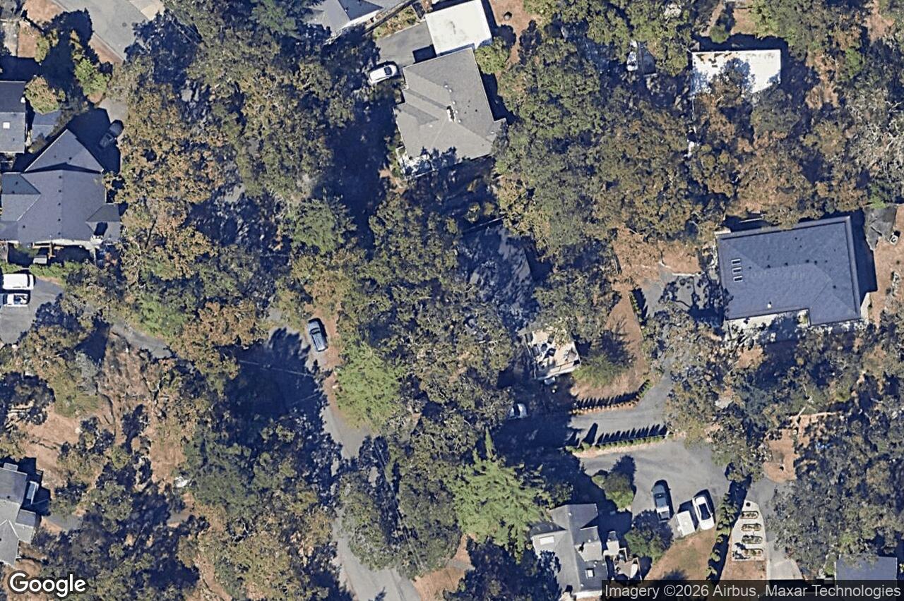 Aerial view of 3511 Salsbury Way, Saanich