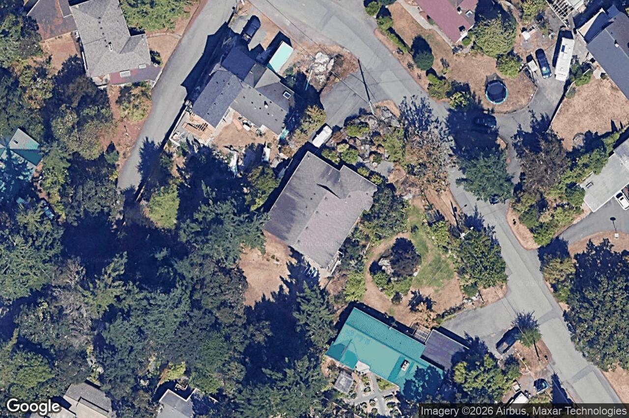 Aerial view of 567 Prince Robert Dr, View Royal
