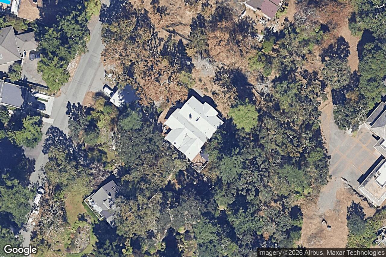 Aerial view of 2710 Sea View Rd, Saanich