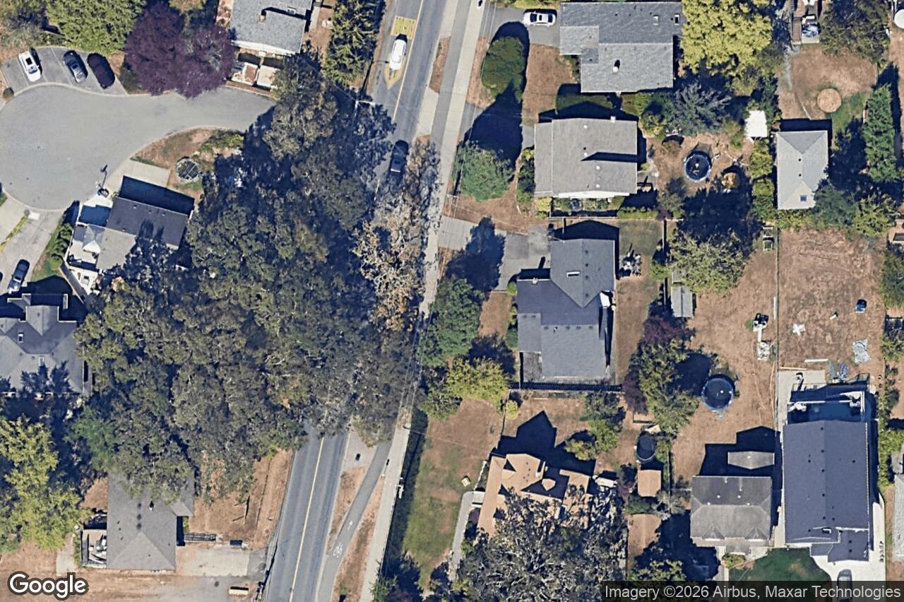 Aerial view of 3551 Doncaster Dr, Saanich